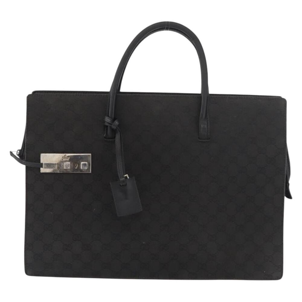 Gucci GG Canvas Handbag Black